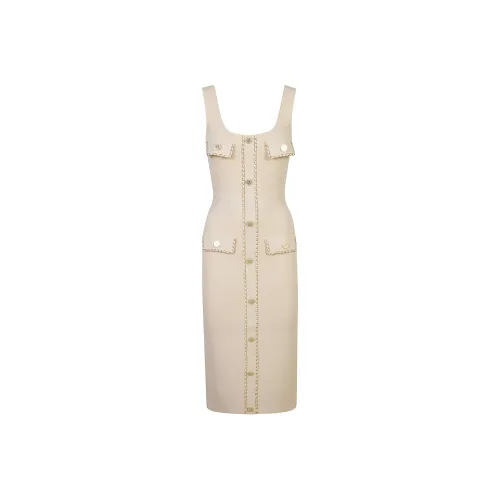 Elisabetta Franchi Chain-detail Midi Dress