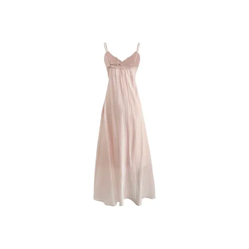 GLEE DIARY Slip Dress Women's Pink