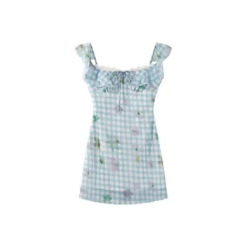 COMMA GIRL Slip Dress Women's Blue