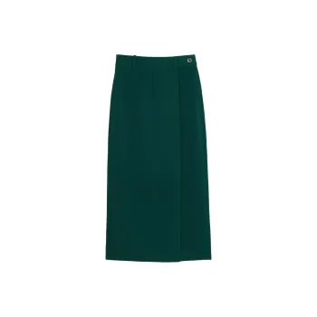 St. John Stretch-cady Midi Skirt