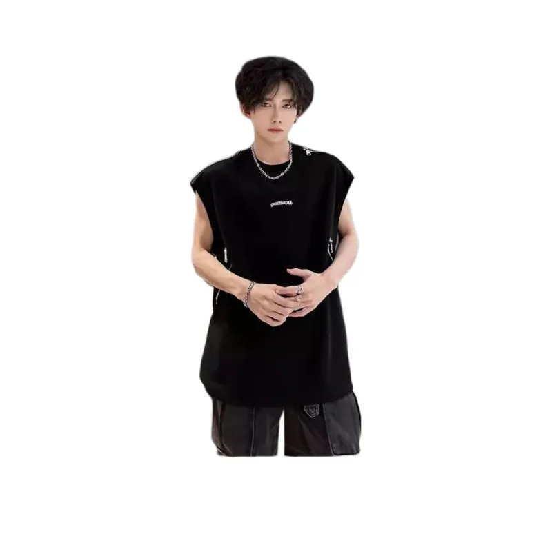 DUATOGE Tank Tops Men Black -0