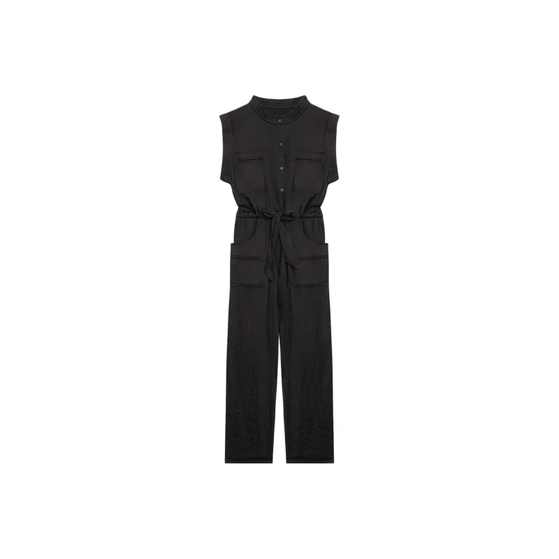 ISABEL MARANT ETOILE Suzie Tie Fastened Jumpsuit-0