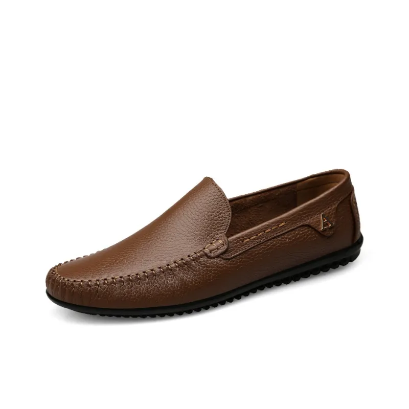 LEXON Gommino Loafers Unisex Black/Dark Brown/Khaki-9