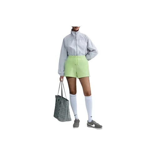 Nike Sportswear Phoenix Fleece Casual Shorts Women's Light Liquid Yellow Green/Canvas