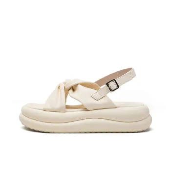 EXULL Q One Strap Sandals 4.5CM Women's Ecru
