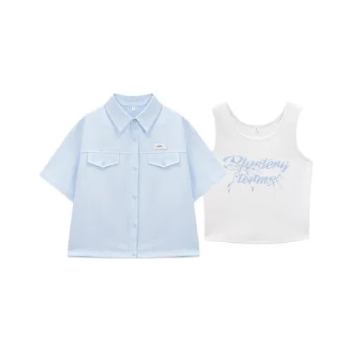 Love To Serve Casual Suit Women's Sky Blue