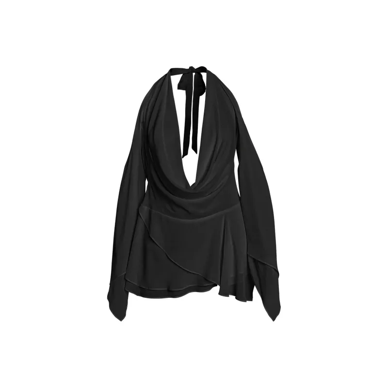 I.AM.GIA ROSANNA MINI DRESS Long-Sleeved Dresses Women's Black-0