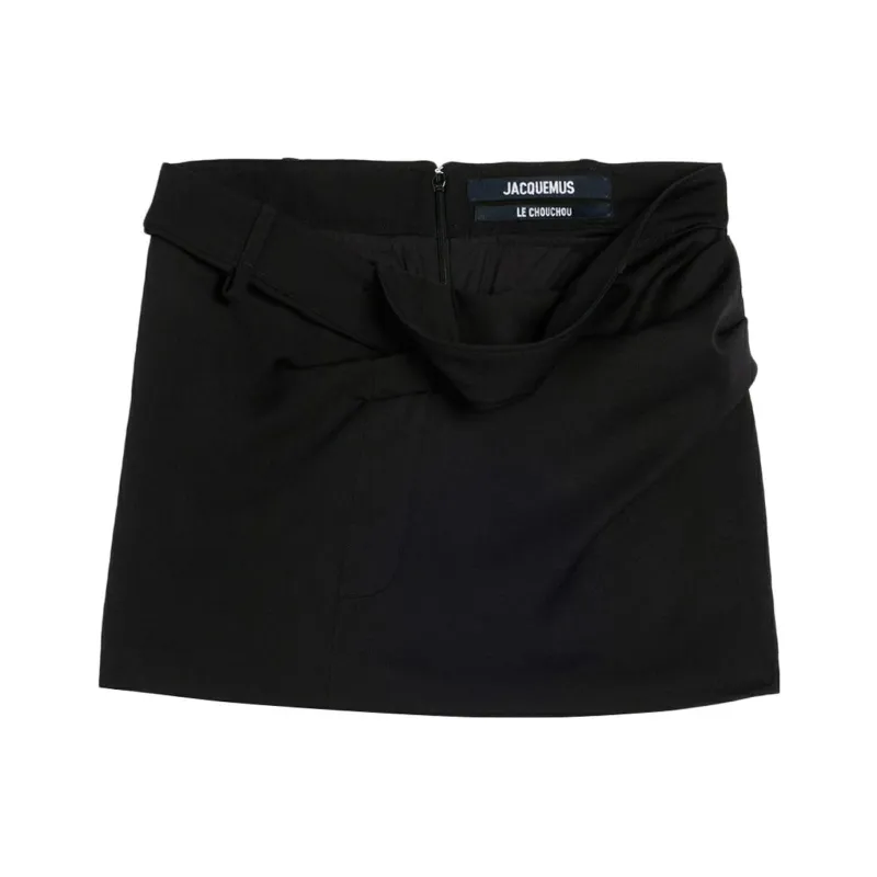 Jacquemus Twisted Mini Skirt-0