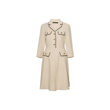 ROEYSHOUSE Long-Sleeved Dresses Women's Apricot