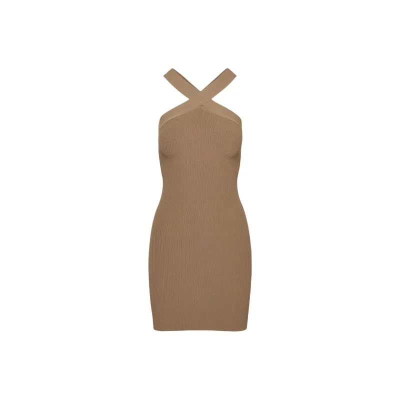 ARITZIA Babaton Sculpt Knit Criss Cross Dress Sleeveless Dress Women's Saville-0