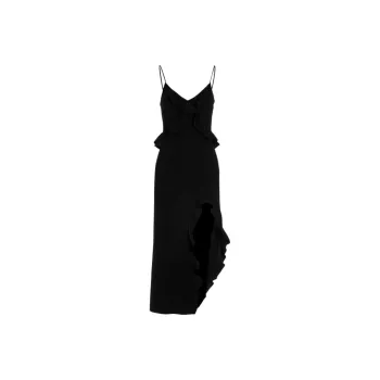 DAVID KOMA Slip Dress Women's Black
