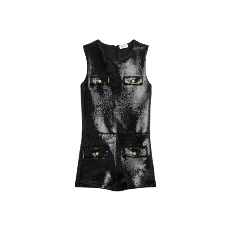 CELINE SS25 Jumpsuit Women's Black-0