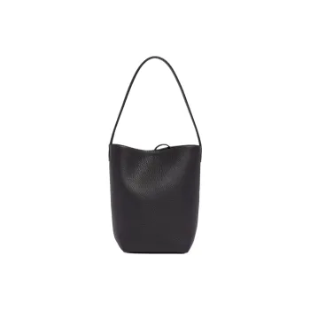 THE ROW N/S Park Leather Tote Bag, Shopping Bag, Handbag Small Size Men's Black