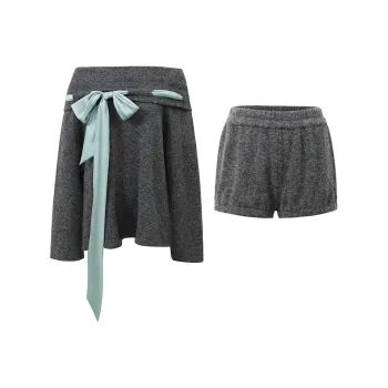 TUSHIFEI Casual Women's Dark Gray Set
