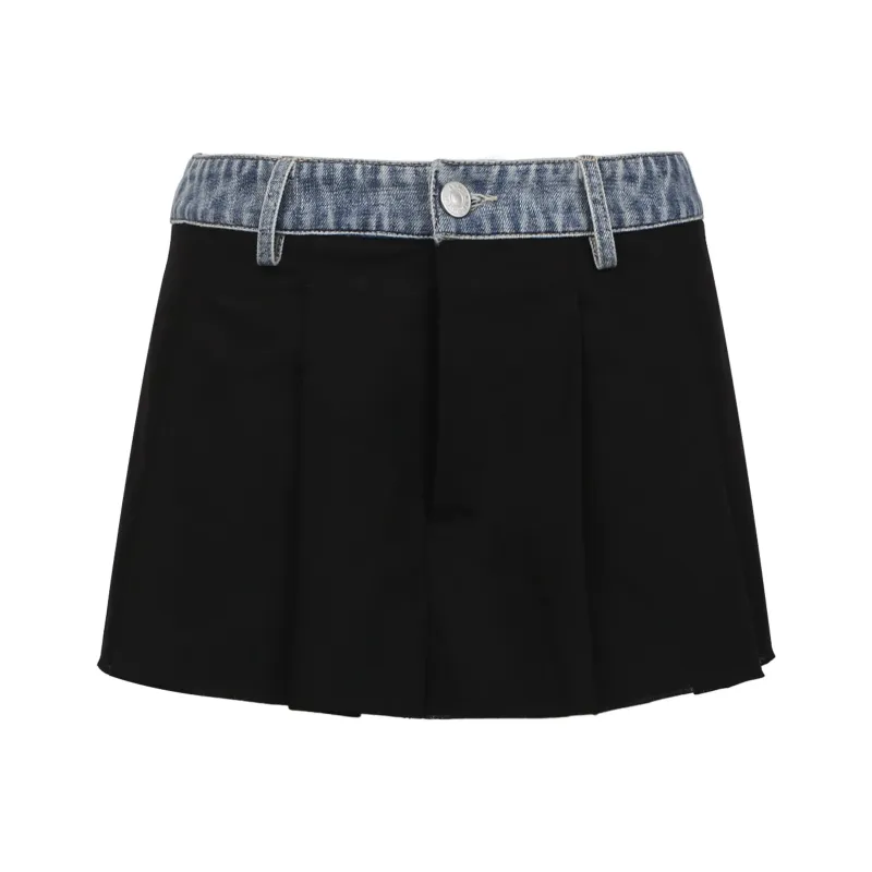 ANN ANDELMAN Casual Short Skirts Women's Black-0
