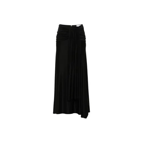 Paco Rabanne Gathered Detailed Midi Skirt