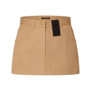 LOUIS VUITTON Casual Short Skirts Women's Brown