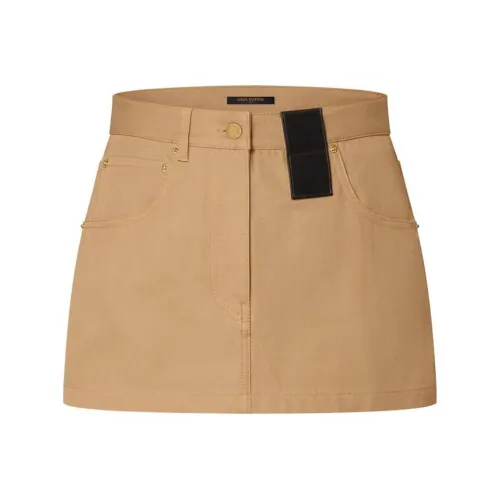 LOUIS VUITTON Casual Short Skirts Women's Brown