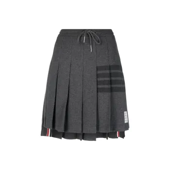 THOM BROWNE Casual Short Skirts Women's Gray