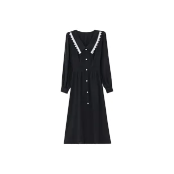 GTLA Long Sleeved Dresses Women's Black
