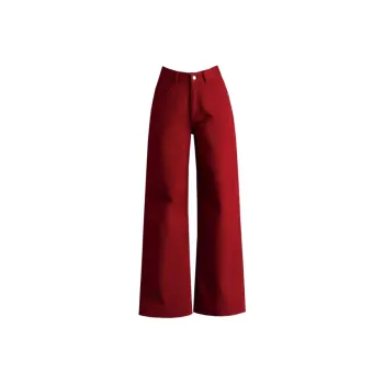 You Cow Me Pants Jeans Women's Ancora Red