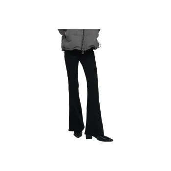 ELF SACK Slim Fit Bootcut Black High Rise Jeans Women's