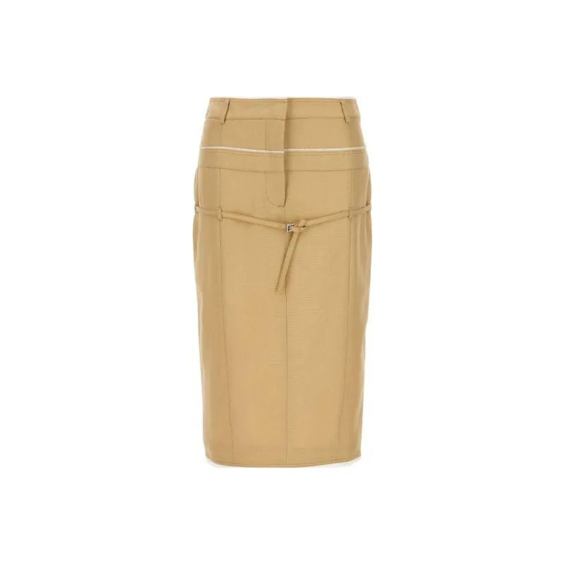 Jacquemus La Jupe Caraco Pencil Skirt-0