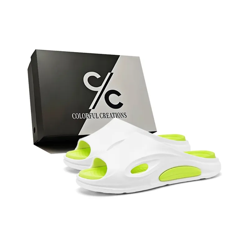 Colorful Creations EVA Slip Resistant Abrasion Resistant Odor Resistant Quiet Slide Slippers Unisex-10