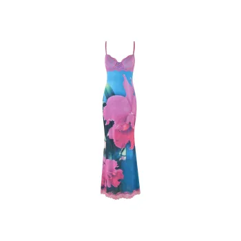 I.AM.GIA CALYPSO MAXI DRESS Slip Dresses Women's Blue