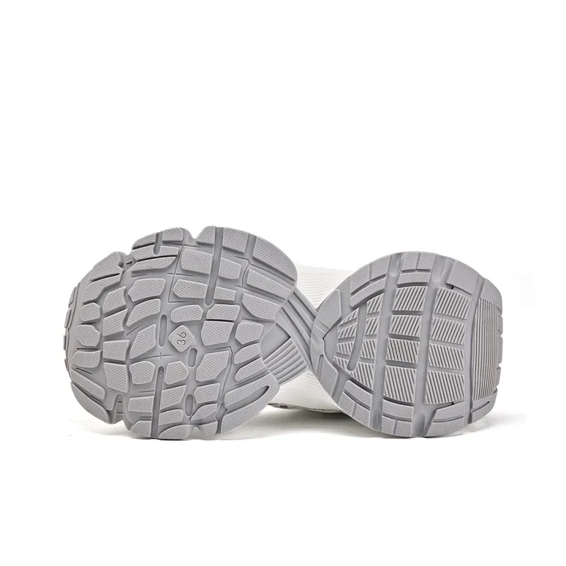 La Chapelle Low Top Chunky Sneakers Women's White-7