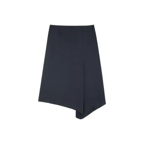 THEORY Casual Long Skirts Women's Dark Blue