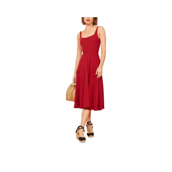 REFORMATION Slip Dresses Women's Cherry Red