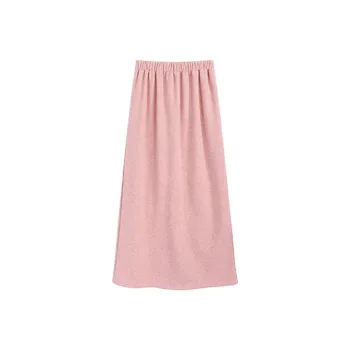 Garbege Casual Long Skirts Women's Pink
