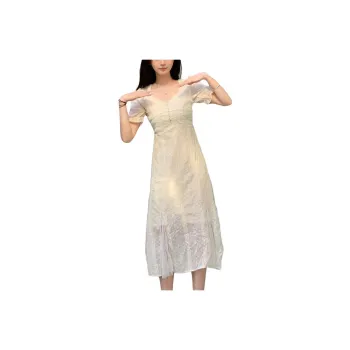 ORIGIN Long Sleeved Dress Women's Apricot