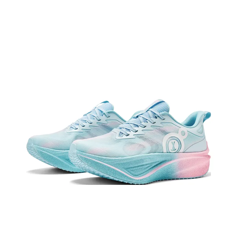 Jianjie Running Shoes Unisex Low Top Blue-2