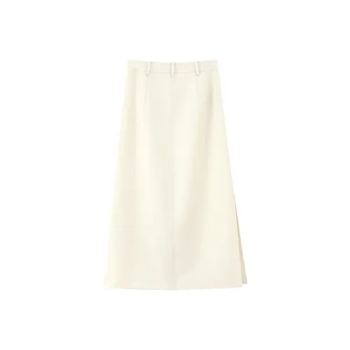 NINE WEST Casual Long Skirts Women's Ecru