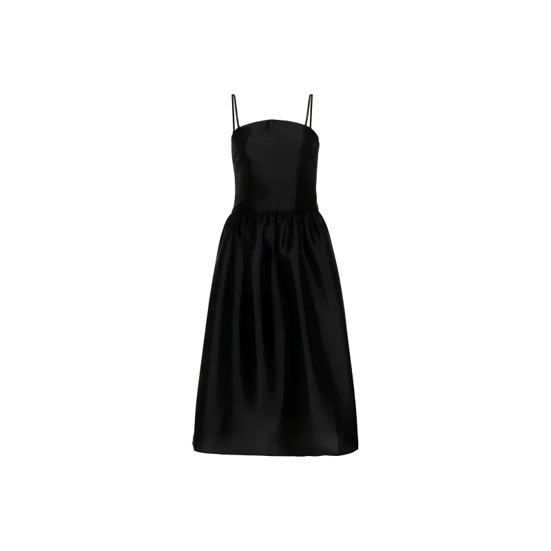 Self portrait Taffeta Midi Dress-0