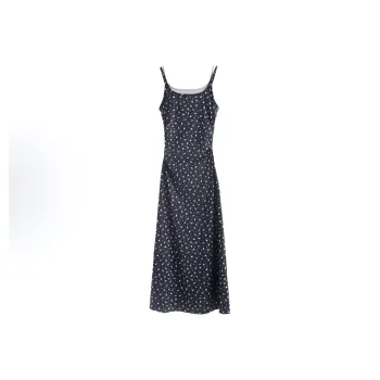 DOSOHEB Slip Dress Women's Floral Blue