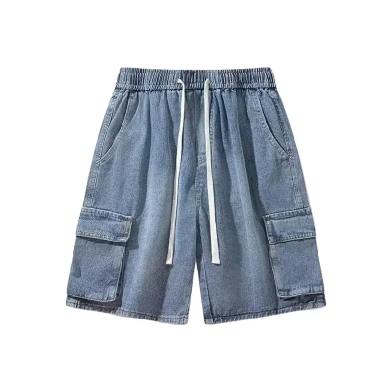 TONYBEAR Denim Shorts Men Blue-0