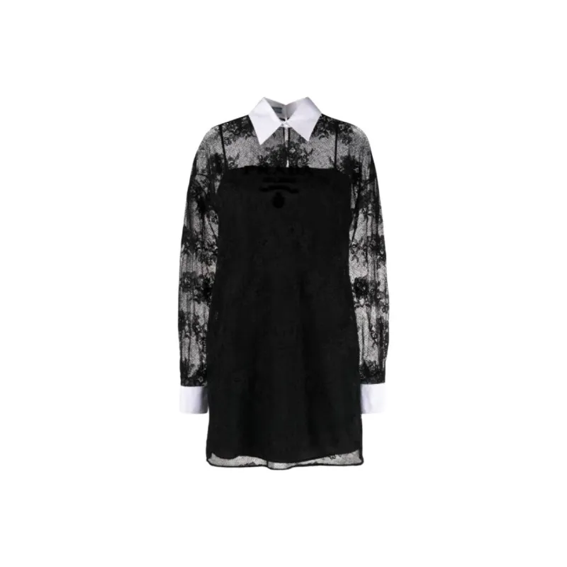 PRADA Long Sleeved Dress Women's Black-0
