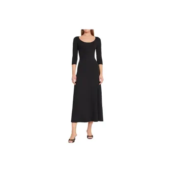 Staud Long Sleeved Dress Women's Black