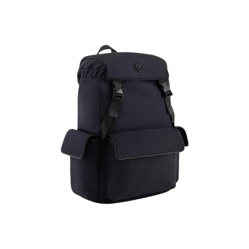 ARMANI EXCHANGEAE Polyester Carry Backpack Men's Marine Blue-1