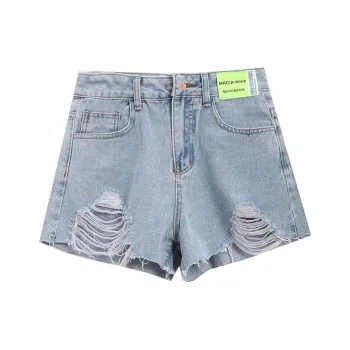 TWOPLUMGIRLS Denim Shorts Women's