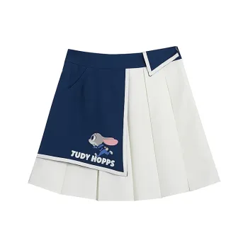 SNBL Casual Short Skirts Women's White