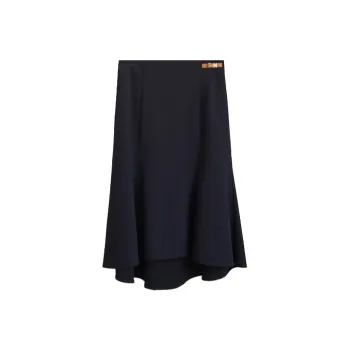 RUBIN Casual Short Skirts Women's Navy Blue