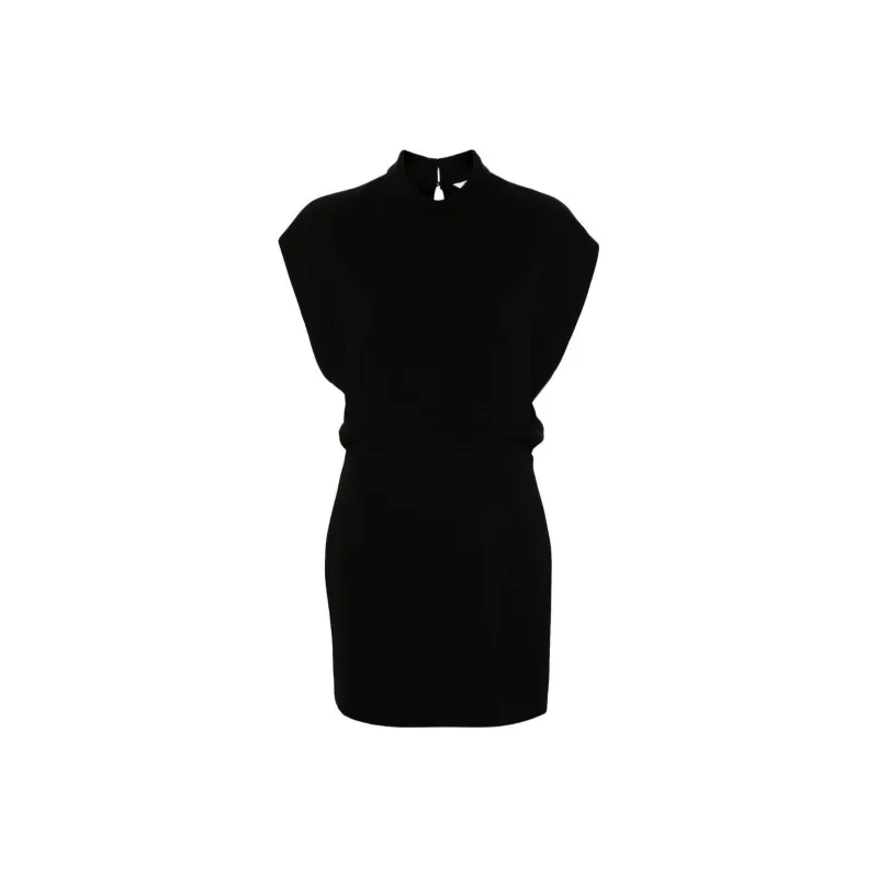 MaxMara Mockneck Sleeveless Dress-0