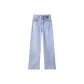 Light Blue Ankle-Length