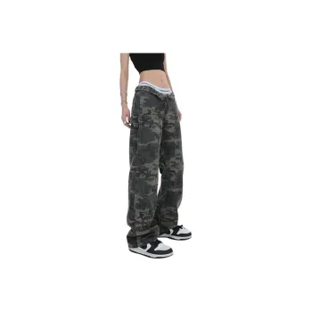 BENGEN Jeans Women's Camouflage
