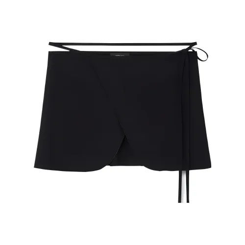 VERSACE Casual Short Skirts Women's Black