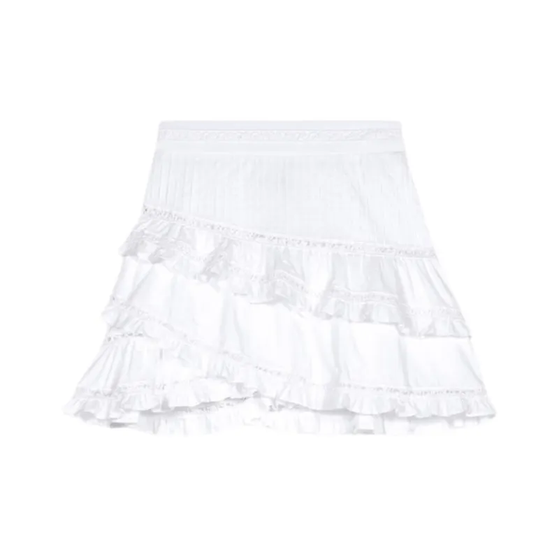 Maje Broderie-anglaise Cotton Shorts-0
